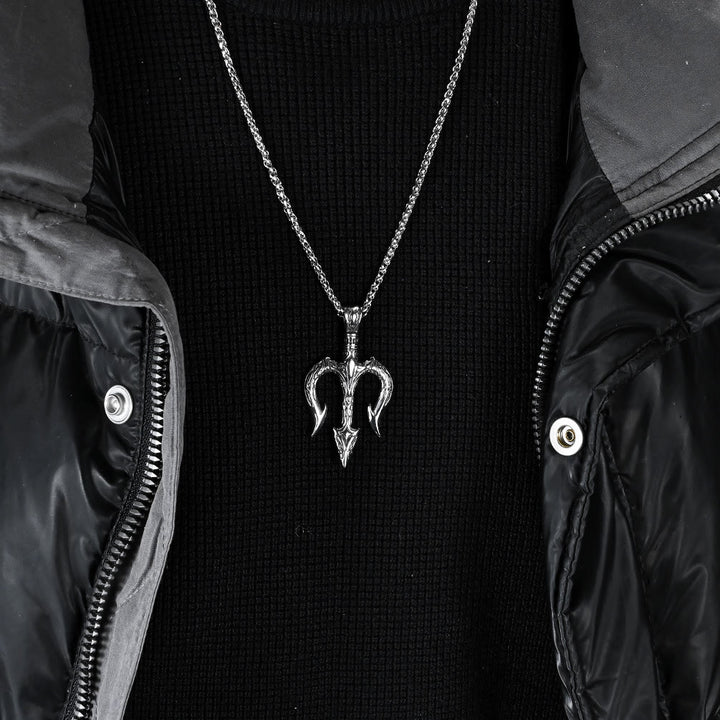 WorldNorse „Kraft und Mut“ Poseidon Dreizack Halskette