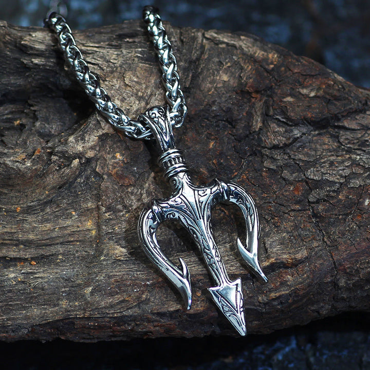 WorldNorse „Kraft und Mut“ Poseidon Dreizack Halskette