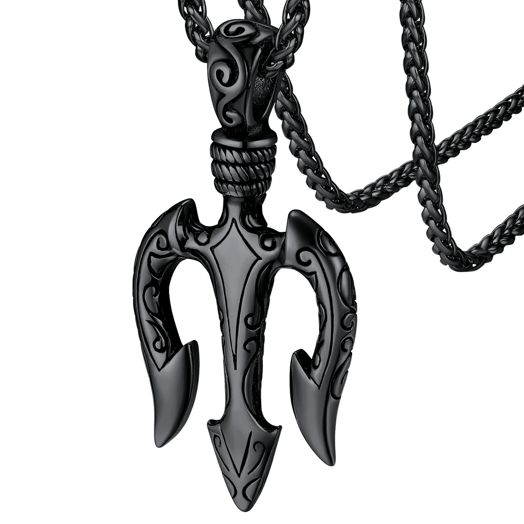 WorldNorse „Kraft und Mut“ Poseidon Dreizack Halskette