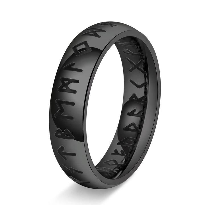 WorldNorse Viking Rune Edelstahl klassischer Ring