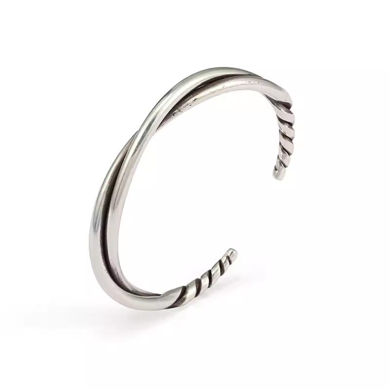 WorldNorse – Handgemachtes offenes Armband aus gedrehtem Draht - image 5