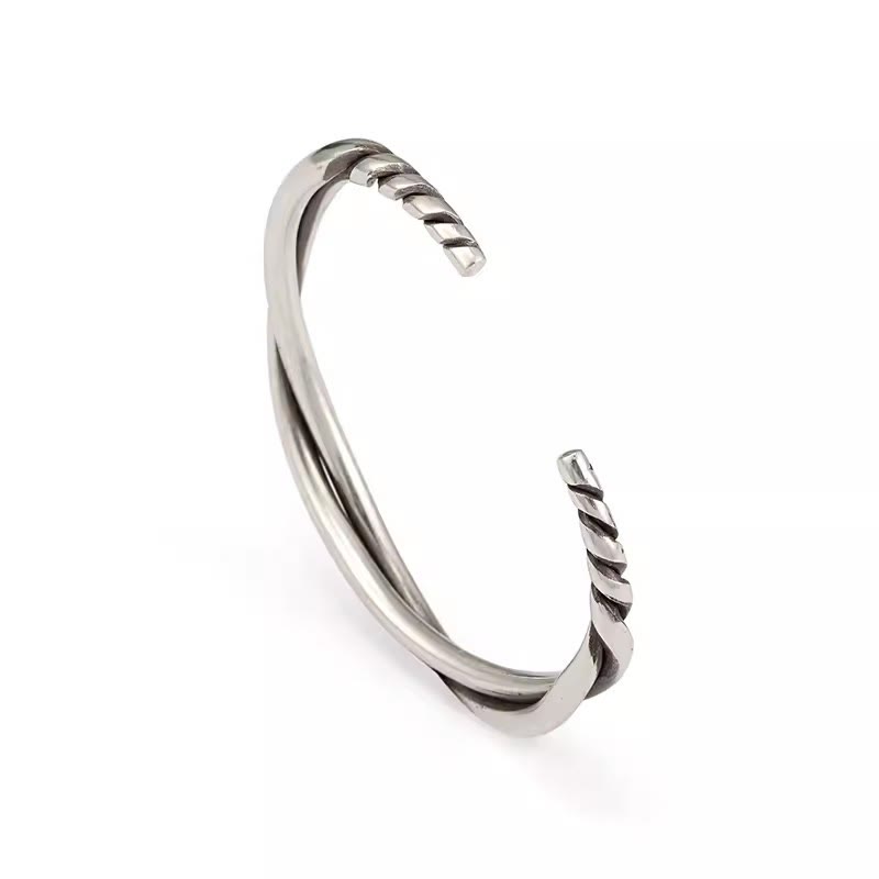 WorldNorse – Handgemachtes offenes Armband aus gedrehtem Draht - image 6