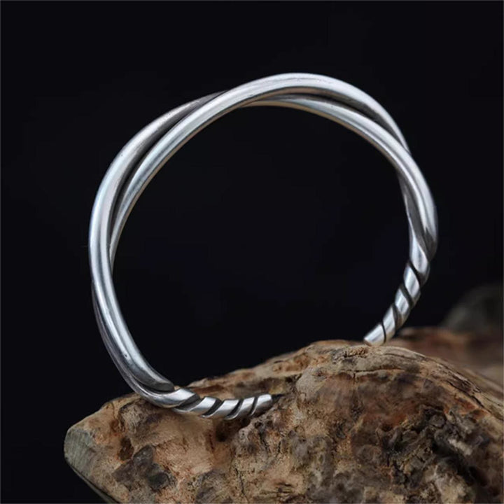 WorldNorse – Handgemachtes offenes Armband aus gedrehtem Draht - image 4