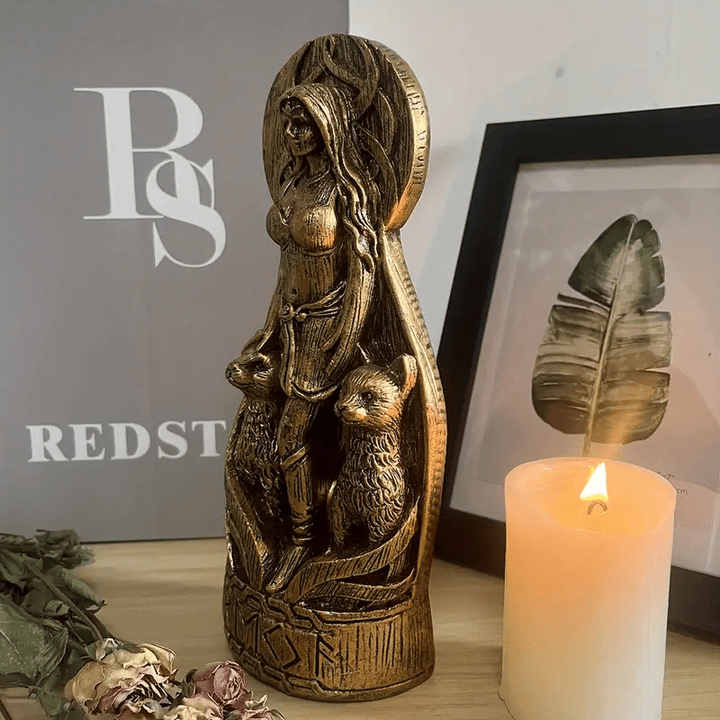 WorldNorse Freya Altarskulptur der nordischen Göttin