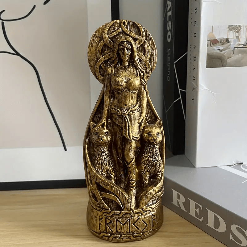 WorldNorse Freya Altarskulptur der nordischen Göttin - image 7