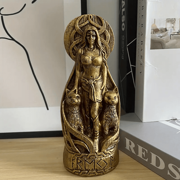 WorldNorse Freya Altarskulptur der nordischen Göttin - image 7