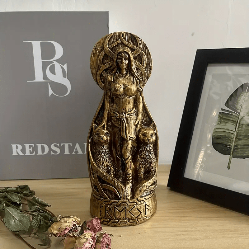WorldNorse Freya Altarskulptur der nordischen Göttin