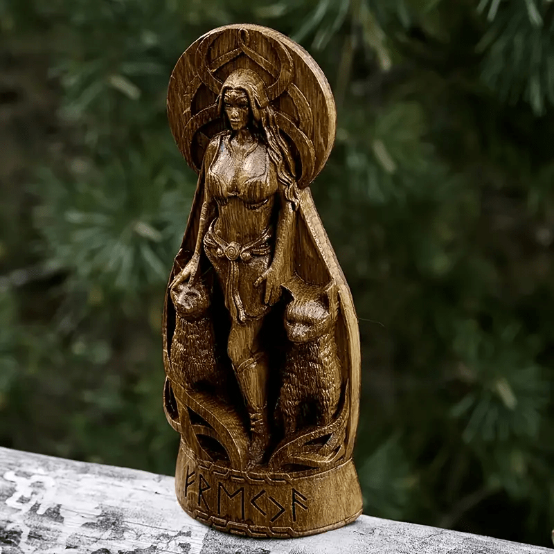 WorldNorse Freya Altarskulptur der nordischen Göttin - image 2