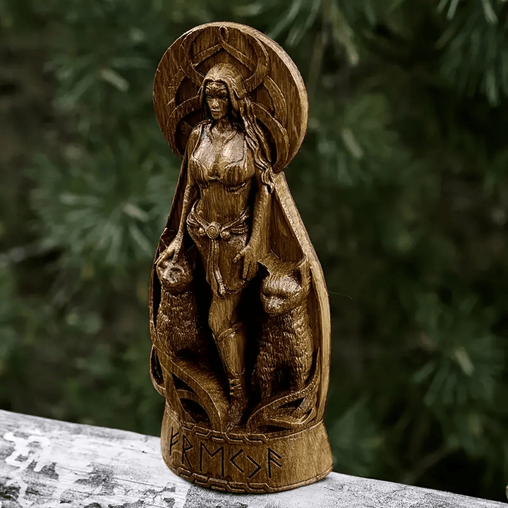 WorldNorse Freya Altarskulptur der nordischen Göttin - image 2