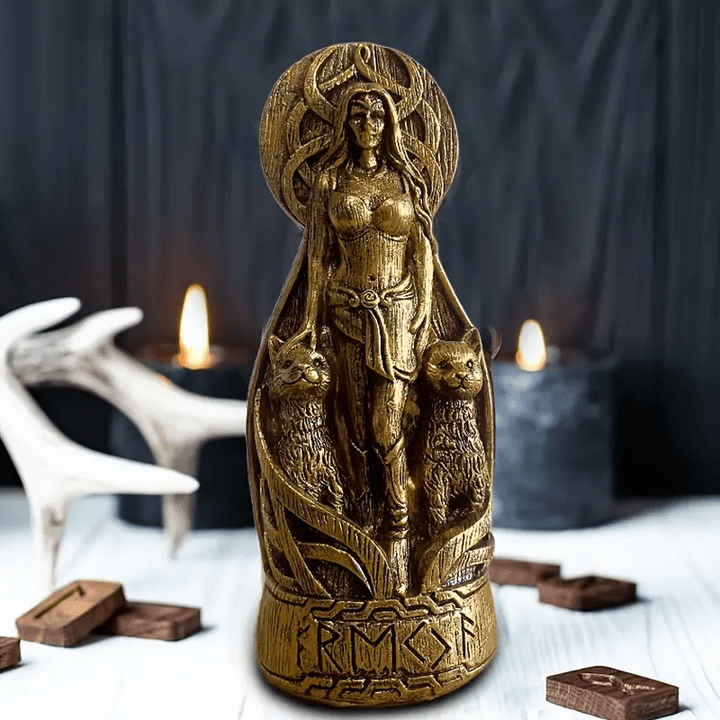 WorldNorse Freya Altarskulptur der nordischen Göttin