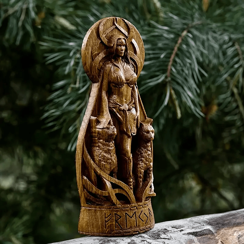 WorldNorse Freya Altarskulptur der nordischen Göttin - image 3