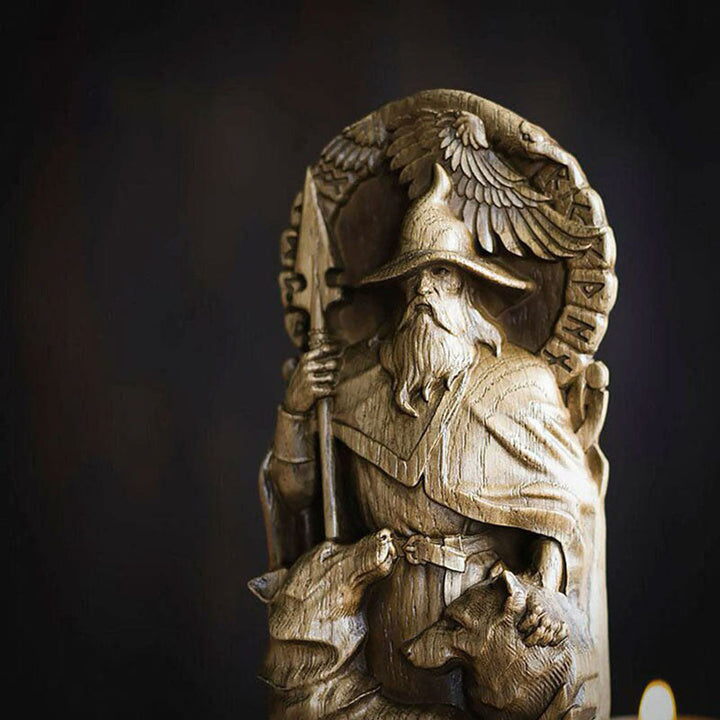 WeltNordischer Gott Odin, die Allvater-Skulptur