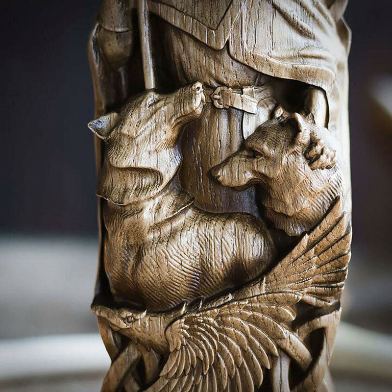 WeltNordischer Gott Odin, die Allvater-Skulptur
