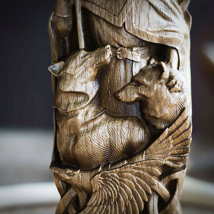 WeltNordischer Gott Odin, die Allvater-Skulptur