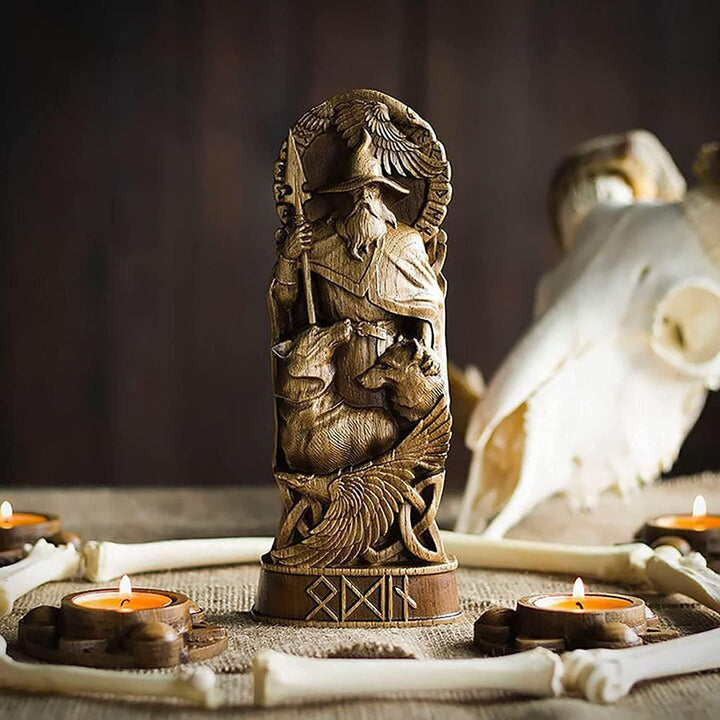 WeltNordischer Gott Odin, die Allvater-Skulptur