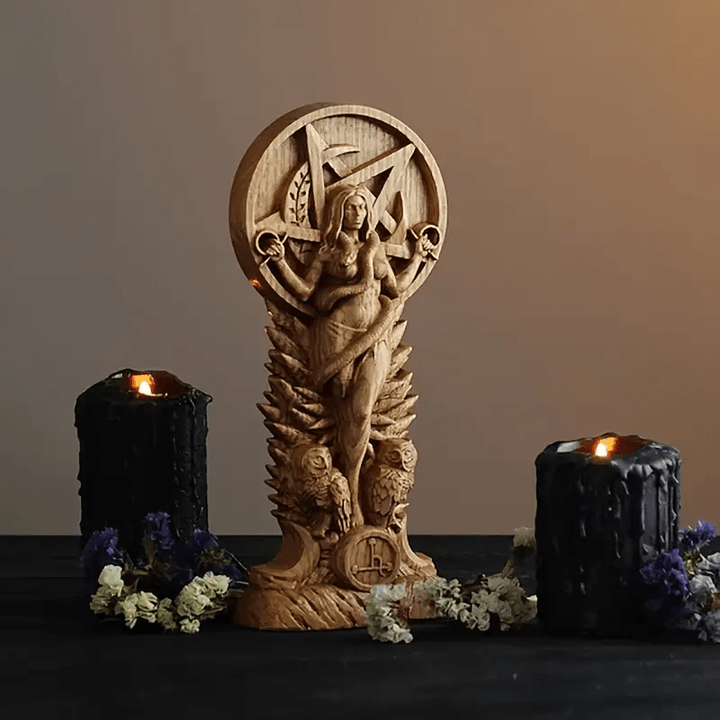 WorldNorse Lilith Göttin Statue Heidnische Skulptur