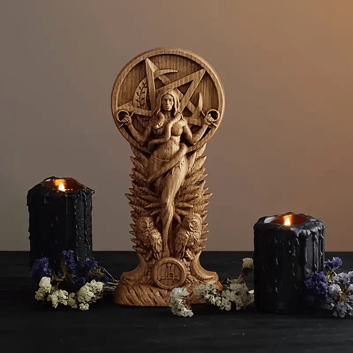 WorldNorse Lilith Göttin Statue Heidnische Skulptur