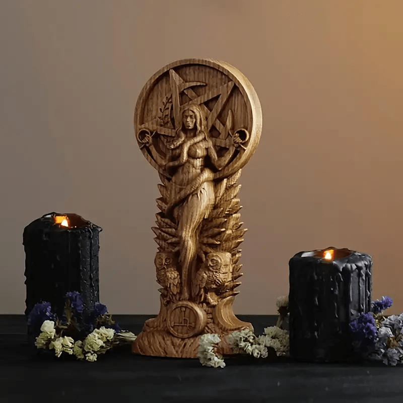 WorldNorse Lilith Göttin Statue Heidnische Skulptur
