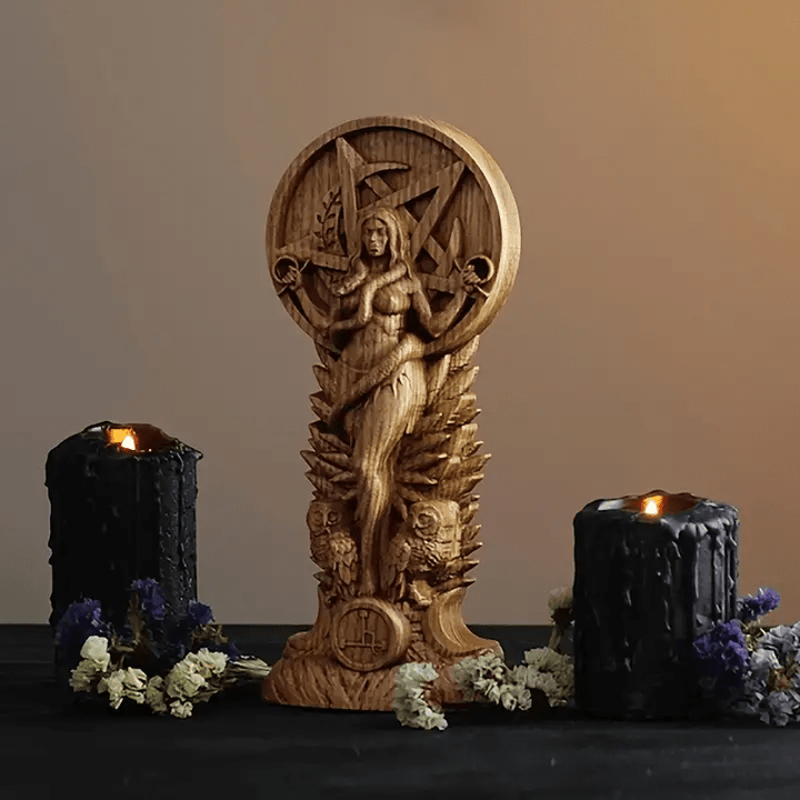 WorldNorse Lilith Göttin Statue Heidnische Skulptur