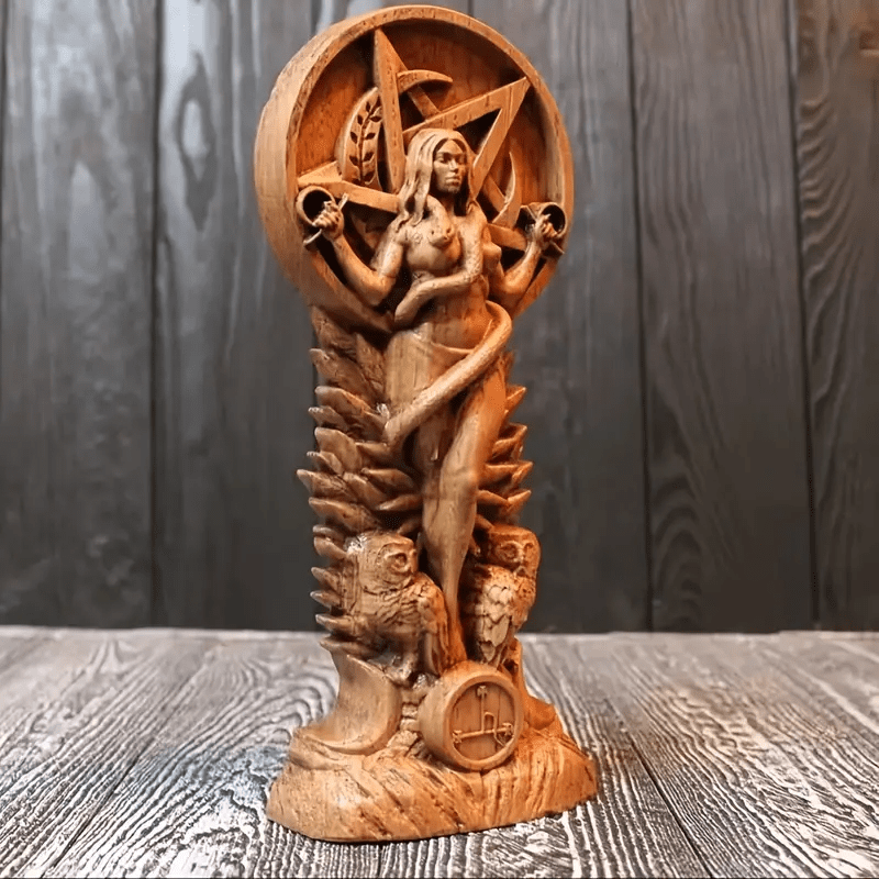 WorldNorse Lilith Göttin Statue Heidnische Skulptur
