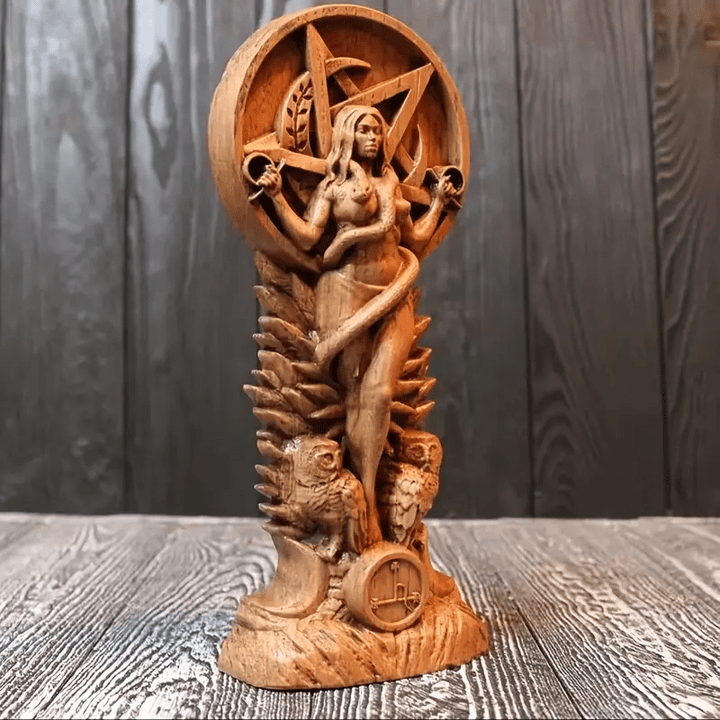 WorldNorse Lilith Göttin Statue Heidnische Skulptur