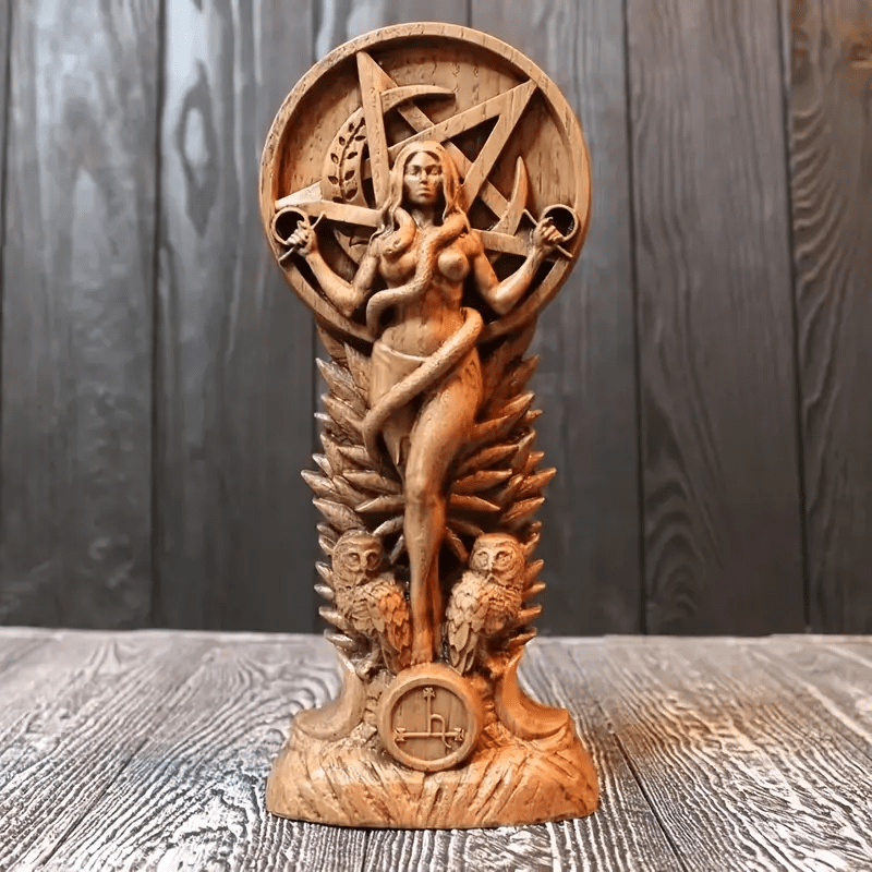 WorldNorse Lilith Göttin Statue Heidnische Skulptur