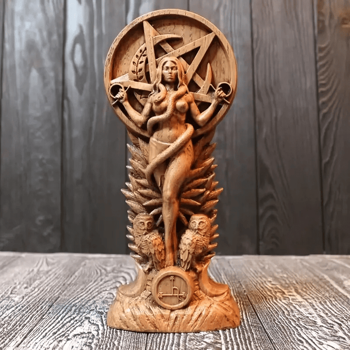 WorldNorse Lilith Göttin Statue Heidnische Skulptur