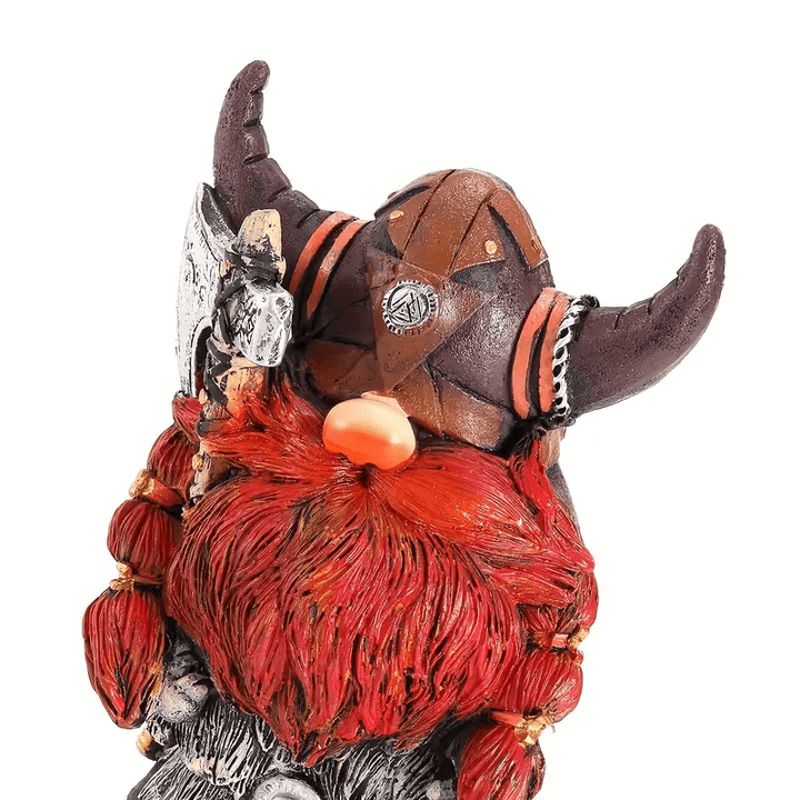 WorldNordische Wikinger-Krieger-Tauren-Statue aus Kunstharz, Dekoration
