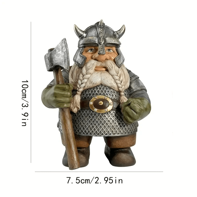 WorldNorse Victor Wikinger Axt Hammer Krieger Statue