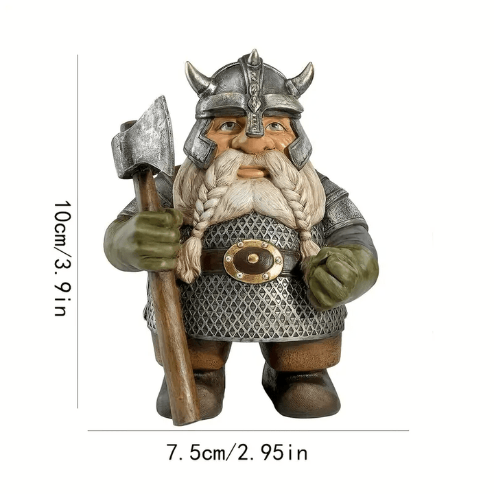 WorldNorse Victor Wikinger Axt Hammer Krieger Statue