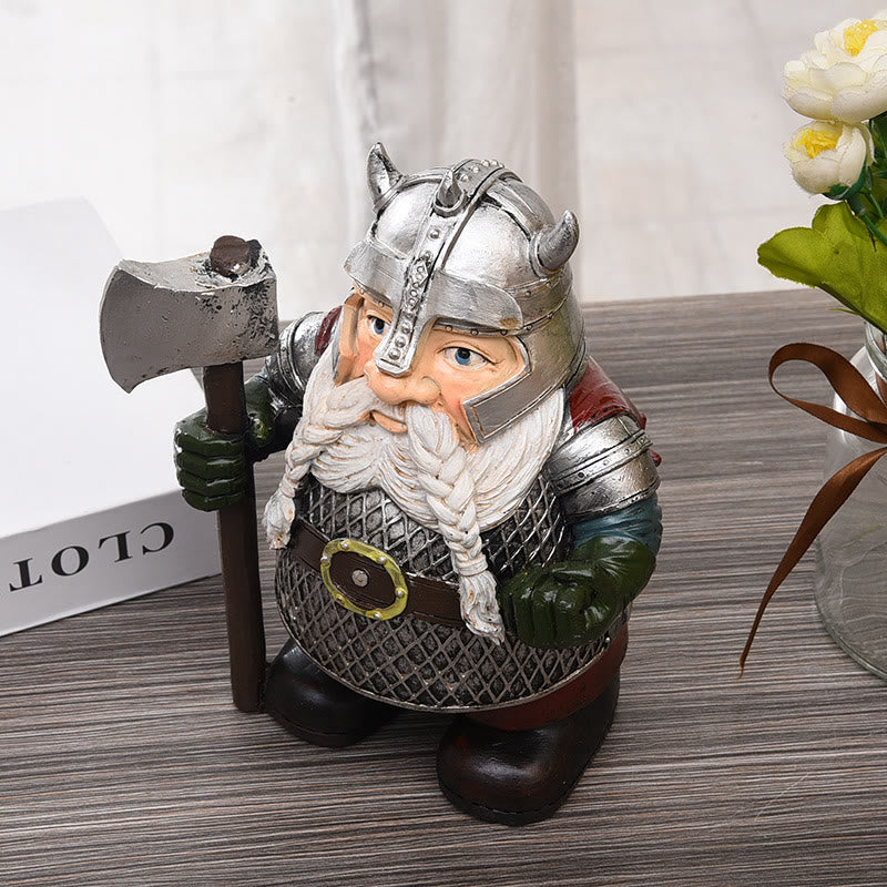 WorldNorse Victor Wikinger Axt Hammer Krieger Statue