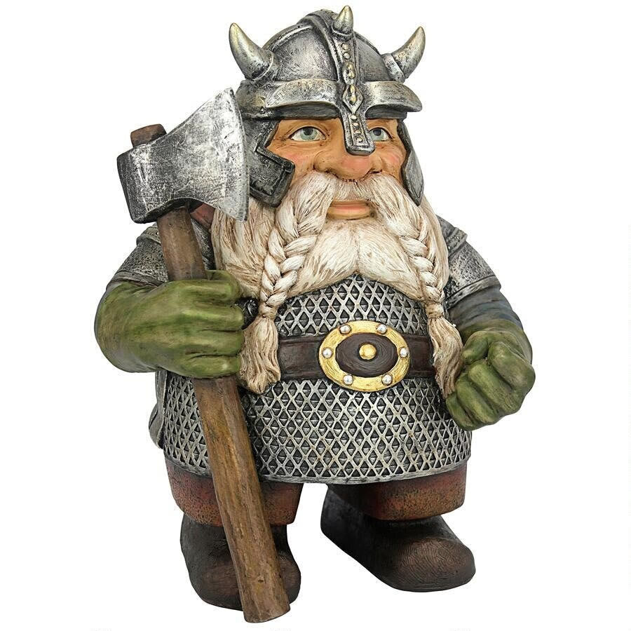 WorldNorse Victor Wikinger Axt Hammer Krieger Statue - image 3