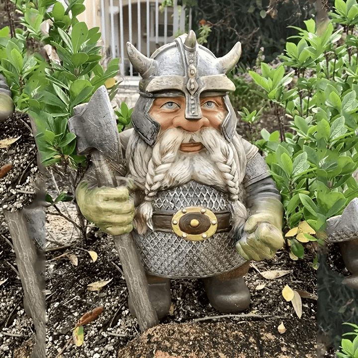 WorldNorse Victor Wikinger Axt Hammer Krieger Statue