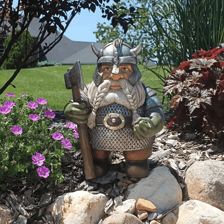 WorldNorse Victor Wikinger Axt Hammer Krieger Statue