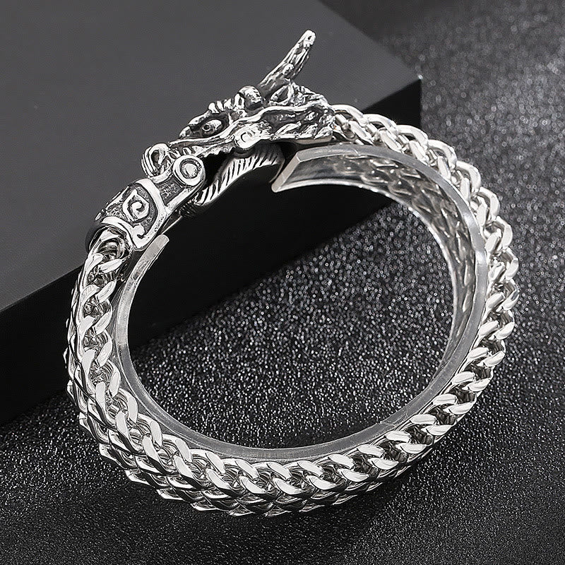 WorldNorse Nordischer Drache -Netzkettenarmband