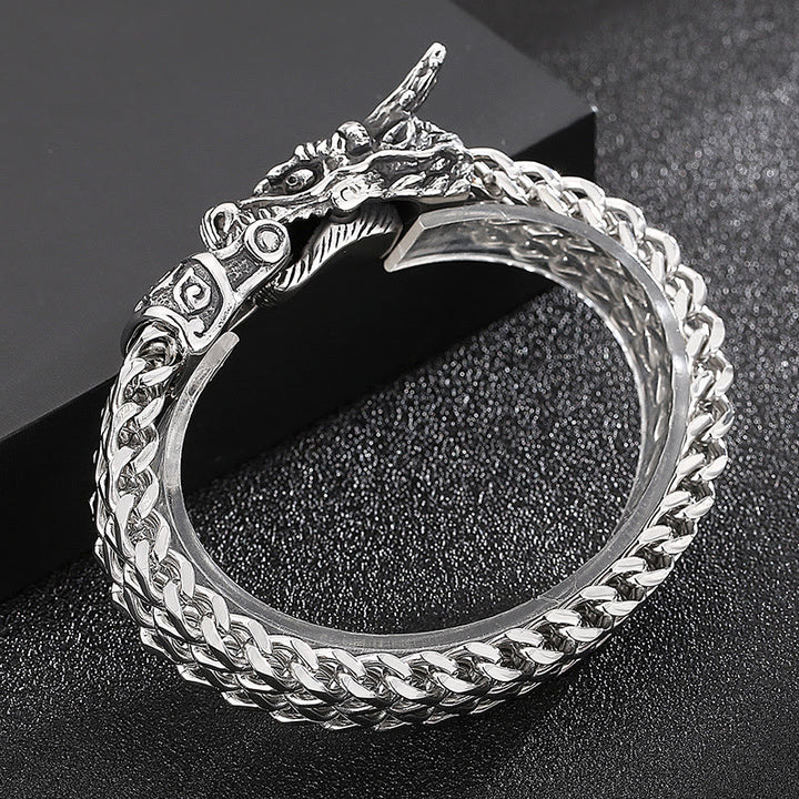 WorldNorse Nordischer Drache -Netzkettenarmband