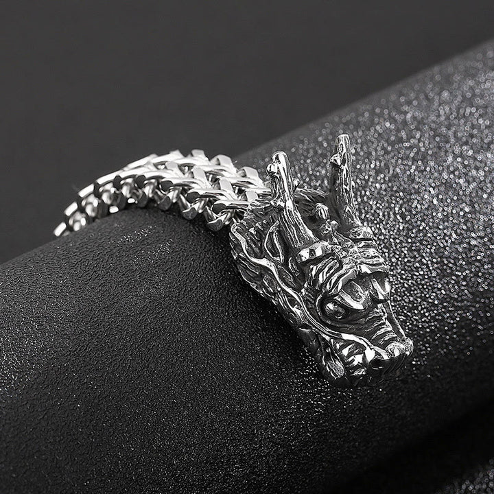 WorldNorse Nordischer Drache -Netzkettenarmband