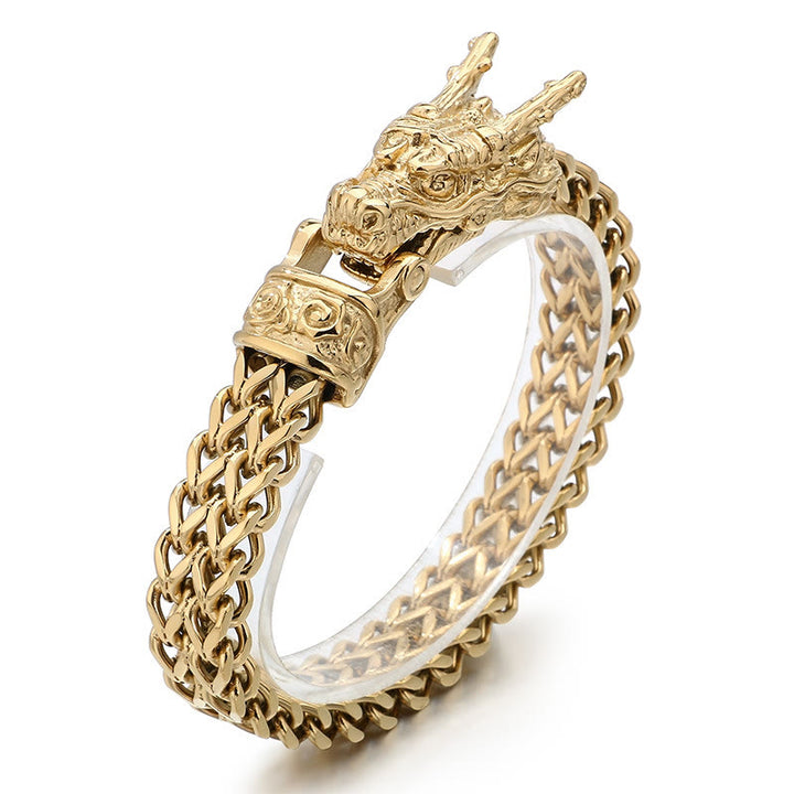 WorldNorse Nordischer Drache -Netzkettenarmband