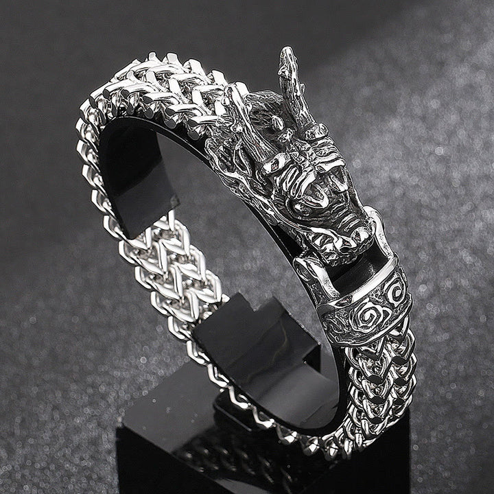 WorldNorse Nordischer Drache -Netzkettenarmband
