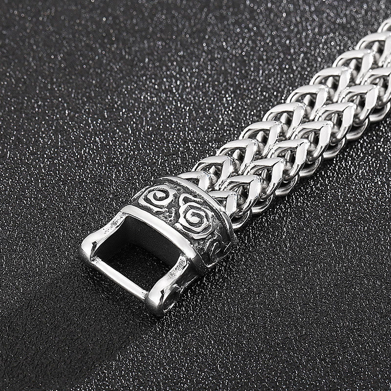 WorldNorse Nordischer Drache -Netzkettenarmband