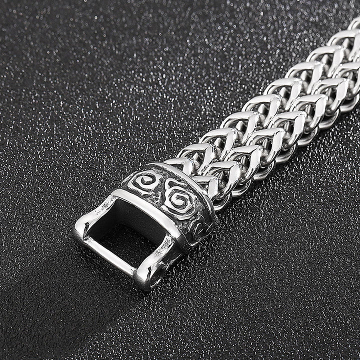 WorldNorse Nordischer Drache -Netzkettenarmband