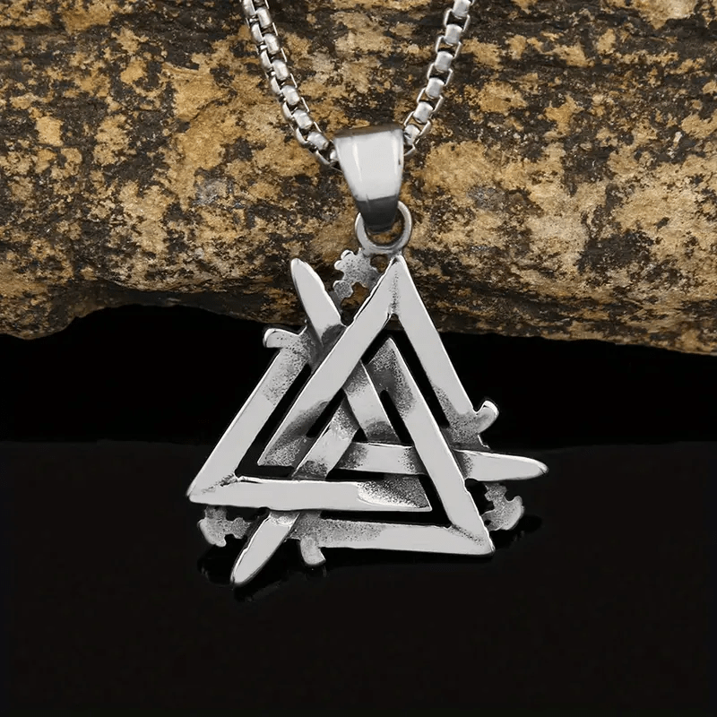 WorldNorse Valknut mit Schwerthalskette