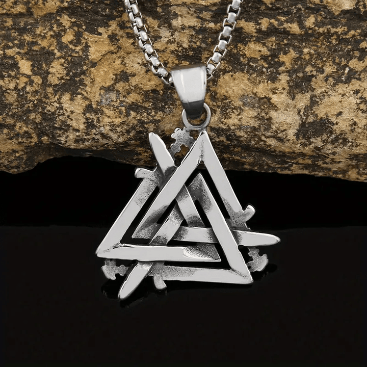 WorldNorse Valknut mit Schwerthalskette