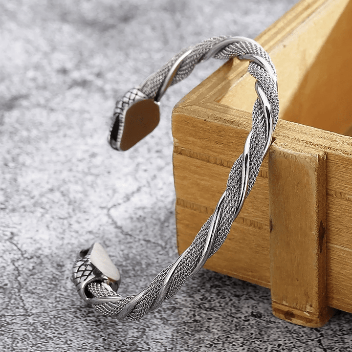 WorldNorse Doppelköpfiges Schlangenarmband