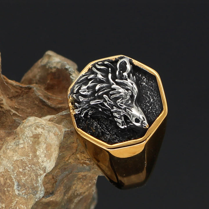 WorldNorse Odins Wolf Fenrir Siegelring