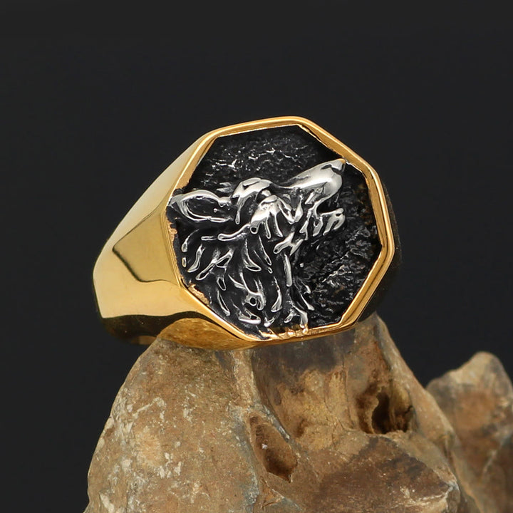 WorldNorse Odins Wolf Fenrir Siegelring