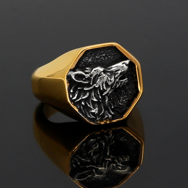 WorldNorse Odins Wolf Fenrir Siegelring