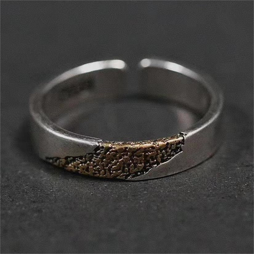 WorldNorse Feuerwerk Schwarzgold Ring