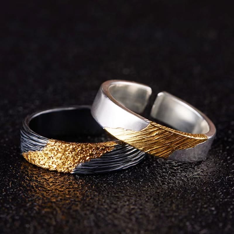 WorldNorse Feuerwerk Schwarzgold Ring