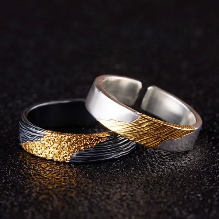 WorldNorse Feuerwerk Schwarzgold Ring